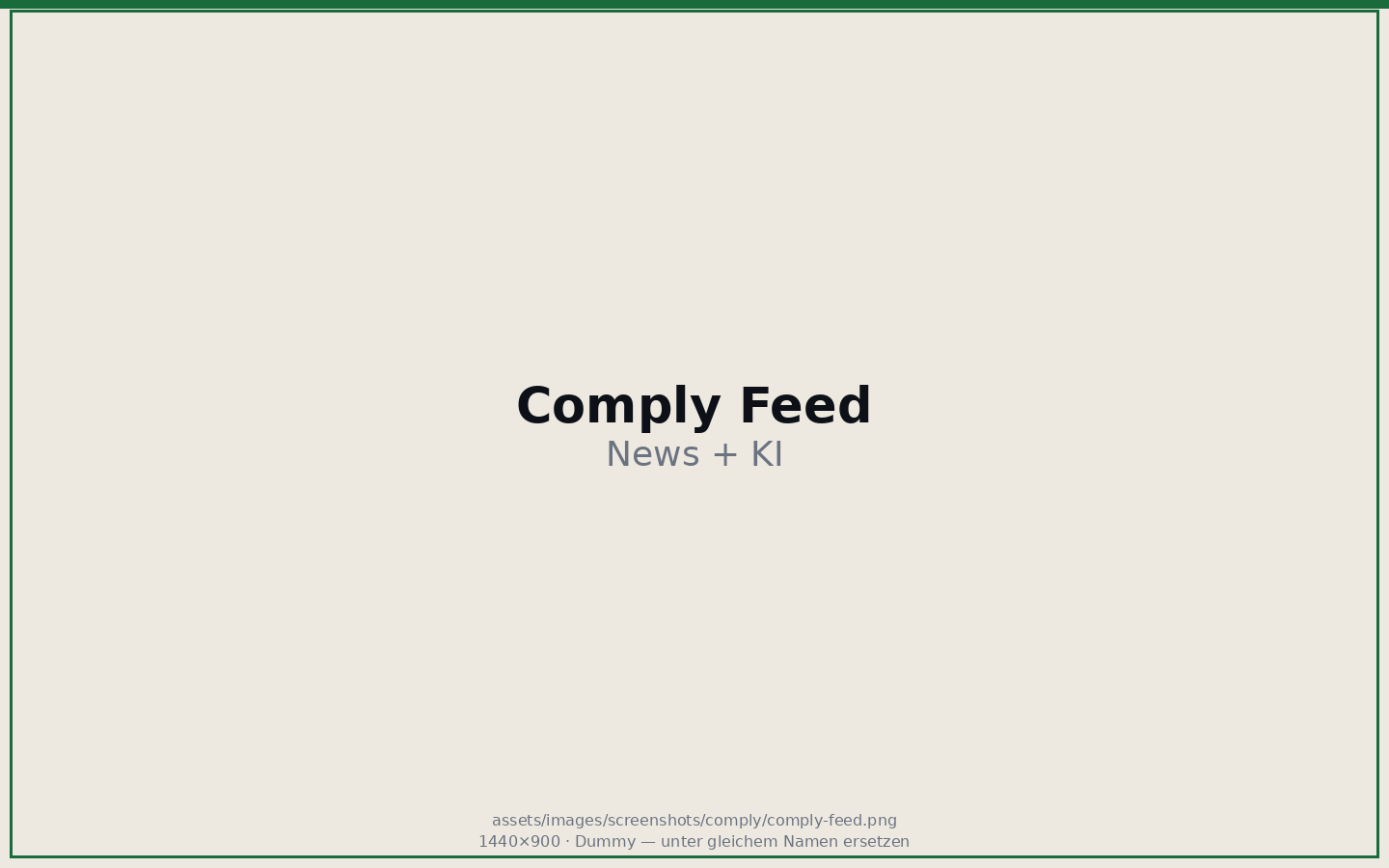 Comply Feed