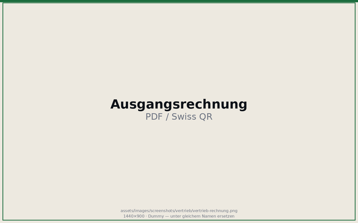Ausgangsrechnung